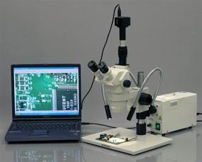 img 1 attached to AmScope HL250-AY Dual-Gooseneck Fiber Optic Stereo Microscope Light: 150W Halogen Light Source for Enhanced Illumination and Clarity