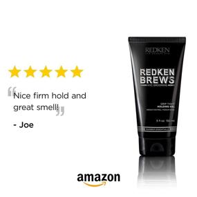 img 2 attached to 💇 Redken Brews Holding Gel: Achieve Medium Hold and Medium Shine, Flake-Free Solution for Men's Hair
