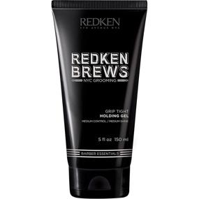 img 4 attached to 💇 Redken Brews Holding Gel: Achieve Medium Hold and Medium Shine, Flake-Free Solution for Men's Hair