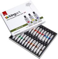 🎨 premium kingart pro gouache paint set - 24 unique colors logo