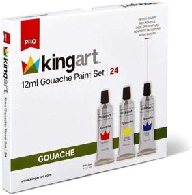 img 2 attached to 🎨 Premium KingArt PRO Gouache Paint Set - 24 Unique Colors