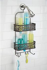 img 3 attached to InterDesign Vine Hanging Shower Caddy