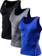 neleus athletic compression under layer men's clothing in active logo