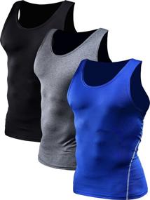 img 4 attached to Neleus Athletic Compression Under Layer Men's Clothing in Active