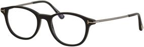 img 4 attached to Tom Ford 001 Shiny Men's Eyeglasses - Stylish Sunglasses & Eyewear Accessories