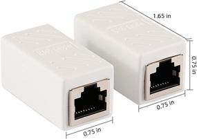 img 3 attached to 🔌 Industrial Electrical and Wiring & Connecting Ethernet RJ45 Adapter Line Connector