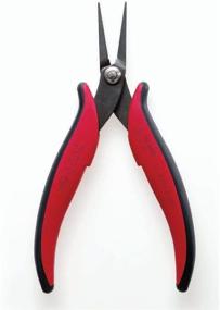 img 1 attached to 🔧 Hakko CHP PN-2007 Long-Nose Pliers: Versatile Tool with Serrated Jaws, Flat Nose, and 32mm Jaw Length