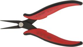 img 2 attached to 🔧 Hakko CHP PN-2007 Long-Nose Pliers: Versatile Tool with Serrated Jaws, Flat Nose, and 32mm Jaw Length