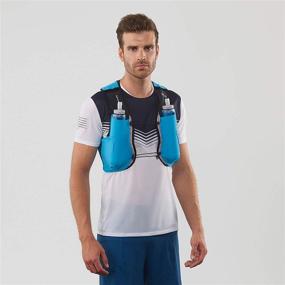 img 2 attached to 🏃 Сумка жилетка Salomon S/Lab Sense Ultra 5 Set для бега по трейлу, унисекс: легкая, прочная и универсальная.