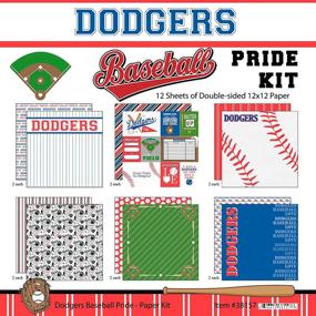 img 1 attached to Scrapbook Customs Dodgers Pride Baseball