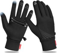 🧤 comenole winter warm gloves: touch screen, thermal & water resistant for men & women - ideal for cold weather, running, texting, hiking, cycling, working, and driving logo