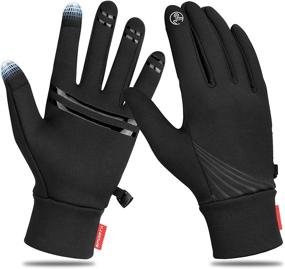 img 4 attached to 🧤 COMENOLE Winter Warm Gloves: Touch Screen, Thermal & Water Resistant for Men & Women - Ideal for Cold Weather, Running, Texting, Hiking, Cycling, Working, and Driving