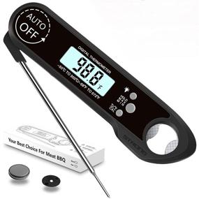 img 4 attached to Waterproof Thermometer Stainless Backlight Foldable