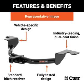 img 2 attached to CURT 11377 Class 1 Trailer Hitch: 1-1/4-Inch Receiver for Mazda 3 - Black