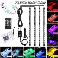 interior multicolor atmosphere lighting wireless logo