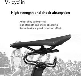 img 3 attached to 🚲 Bike Seat Shock Absorber, Rear Shocks for Bicycles, Suspension Device for Bike Seats, Shock Absorber for Mountain and Road Bikes, Saddle Suspension for Comfortable Riding, Supports up to 440 Pounds