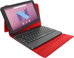 img 4 attached to 📱 Красный планшет Visual Land Prestige Elite 10QD, 10,1-дюймовый HD IPS-дисплей, четырехядерный процессор, операционная система Android 7, 16 ГБ памяти, 1 ГБ ОЗУ.