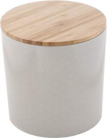 img 2 attached to Tablecraft 700016 Canister Melamine Bamboo