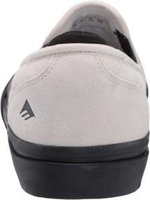 img 2 attached to Stylish and Versatile: Emerica Wino Slip Grey Black Footwear