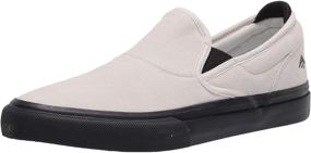 img 4 attached to Stylish and Versatile: Emerica Wino Slip Grey Black Footwear