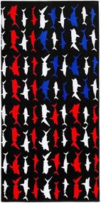 img 2 attached to Sharks American Beach Towel Cotton
