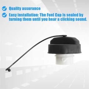 img 1 attached to 🔒 High-Quality SpeeVech Gas Cap Replacement for Chrysler Dodge Jeep Ram - Replaces 52124512AA 52030377AB 52030433AB Fuel Cap Filler Cap