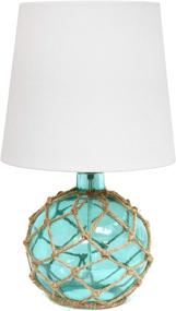 img 3 attached to 💡 Aqua Nautical Table Lamp - Elegant Designs LT1050-AQU