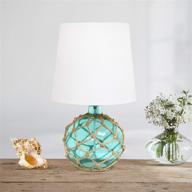 💡 aqua nautical table lamp - elegant designs lt1050-aqu логотип