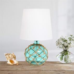 img 4 attached to 💡 Aqua Nautical Table Lamp - Elegant Designs LT1050-AQU