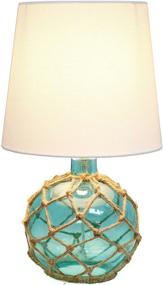 img 2 attached to 💡 Aqua Nautical Table Lamp - Elegant Designs LT1050-AQU