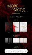 🎶 twice - more and more b ver. (9th mini album) cd+photobook+folded poster+additional decorative sticker set, photocard set [pre order] logo