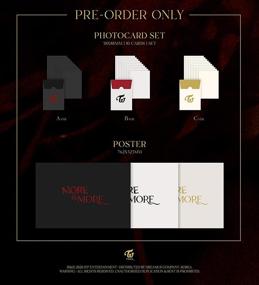 img 1 attached to 🎶 Twice - More and More B ver. (9th Mini Album) CD+Photobook+Folded Poster+Additional Decorative Sticker Set, Photocard Set [Pre Order]