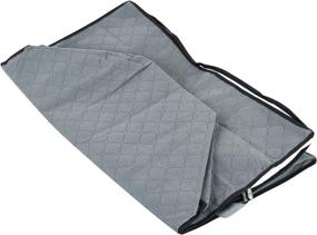 img 1 attached to 📦 Combocube Jumbo Zippered Storage Bag: King Comforter, Quilt, Bedding & Clothes Organizer with Clear Window & Carry Handles - Space Saver