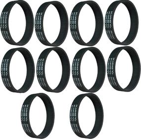 img 1 attached to 🧹 Kirby Belts 301291: Perfect Fit for Vacuums and Shampooers (Pack of 10), in Sleek Black