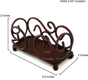 img 1 attached to 📜 Bronze Scroll Holder by Thirstystone - Optimal Upright Design