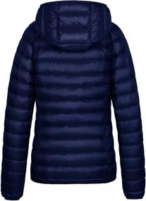 img 3 attached to 🧥 Versatile and Stylish: Wantdo Women's Packable Down Jacket - Lightweight Puffer Jacket with Hood - Perfect Winter Coat