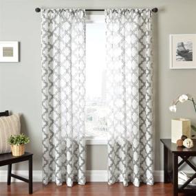 img 1 attached to Softline Home Fashions Window Curtain