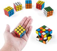 🎉 mini colorful 3x3 cube puzzle game toy for party favors - 6 pack (24 pack) logo