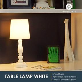 img 2 attached to 💡 Chloe Table Lamp White - Stylish White Lamps for Bedrooms