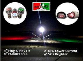img 3 attached to 🛩️ Enhanced LED Aircraft Navigation Light Bulb Set for Clear Positioning - 28VDC Red/Green/White, NavMax Series by Aero-Lites