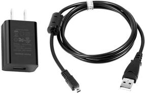 img 4 attached to 🔌 МаксЛЛТо USB адаптер переменного и постоянного тока и кабель-зарядное устройство для Nikon Coolpix P500 S2800 Camera