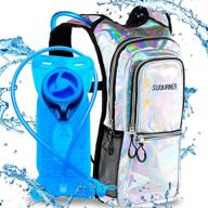 🎒 sojourner rave hydration pack backpack with 2l water bladder - ideal for festivals, raves, hiking, biking, climbing, running, and more логотип