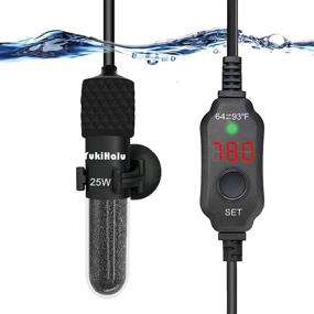 img 4 attached to 🐠 YukiHalu Small Submersible Aquarium Heater: Premium Fish Tank Heater with Thermometer, Temperature Controller, and LED Display - Ideal for 5/10/20 Gallons