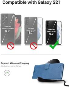img 3 attached to OCASE Compatible With Galaxy S21 5G Wallet Case Cell Phones & Accessories