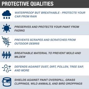 img 2 attached to 🌧️ Budge VRB-3 Rain Barrier Van Cover, Outdoor, Waterproof, Breathable, Van Cover fits Vans up to 228 inches Length x 72 inches Width x 72 inches Height, Gray, Size V3: Fits up to 19 feet 6 inches