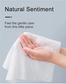 img 1 attached to 🧻 Yibiliya Compressed Towel Paper Towel Camping Towel Facial Towels - Large Expandable Size 11.8"x11.8" with 30pcs Compressed Towel Tablets Coin Tissue - Home Beauty, Travel, Hiking - Softer, Thicker