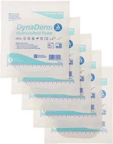 img 2 attached to 🩹 Dynarex Dynaderm Hydrocolloid Foam Dressing, 4 X 4", Pack of 5