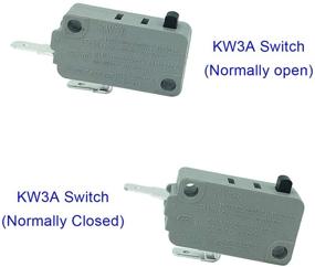 img 3 attached to LONYE KW3A Microwave Door Switch: DR52 16A 125/250V - Efficiently Fits Microwaves (Normally Open & Normally Close)