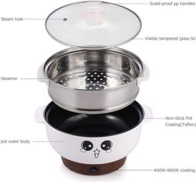 img 3 attached to Multifunctional Electric Non Stick Stainless Steel Diameter