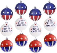 🎄 optimized search: christmas tree ornament set - shatterproof plastic xmas baubles and garland logo